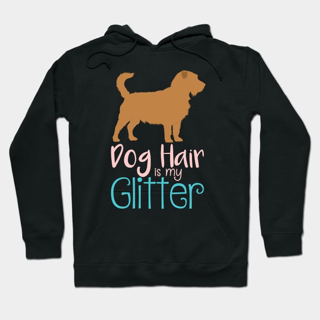 Dog Hair Is My Glitter Hoodie by Shiva121